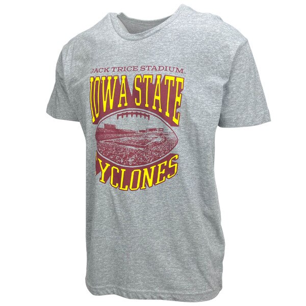 Uscape Iowa State Cyclones Football Stadium Gray T-shirt